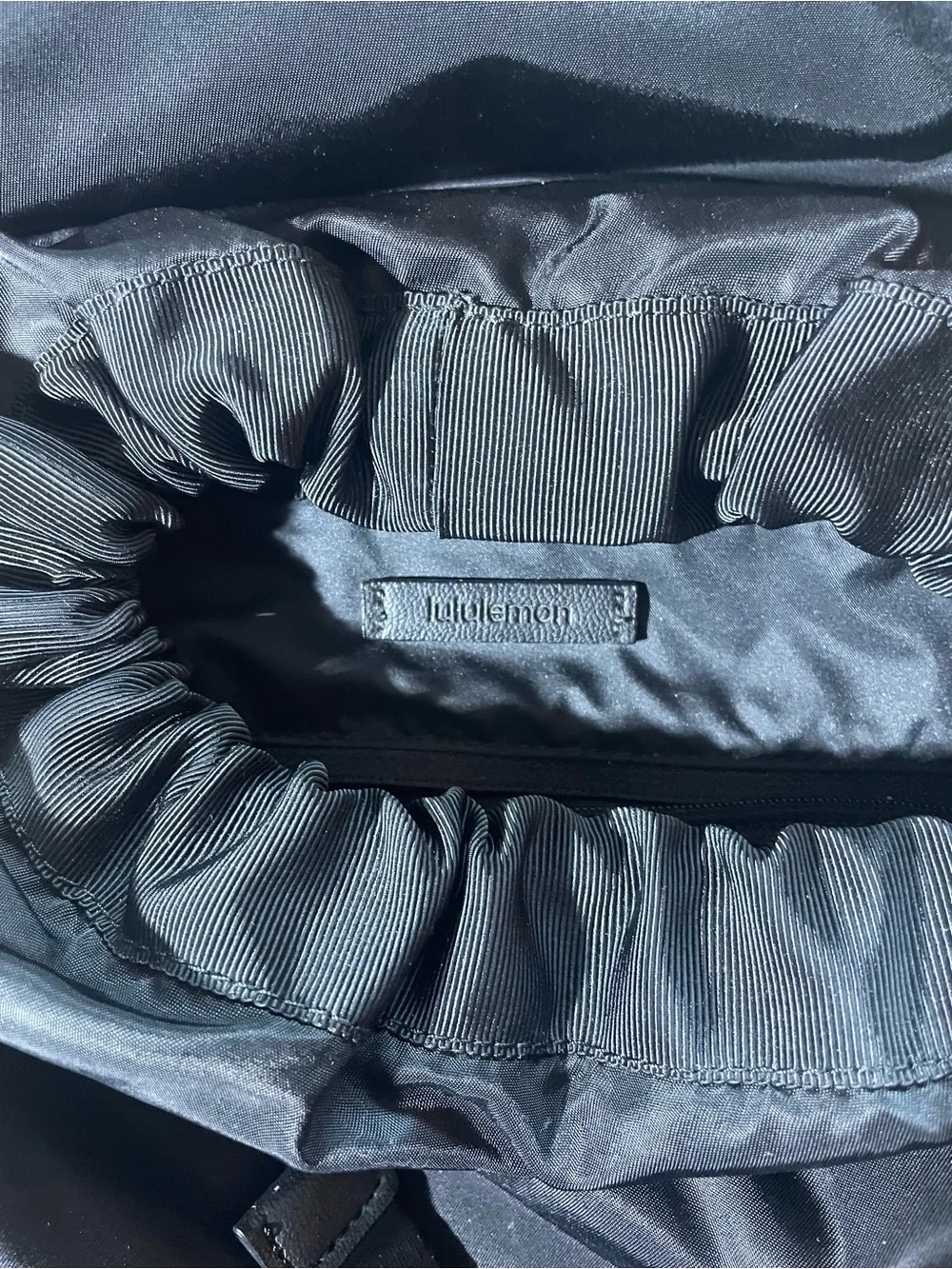 lululemon Go Lightly Rucksack Black Backpack with Front Buckle